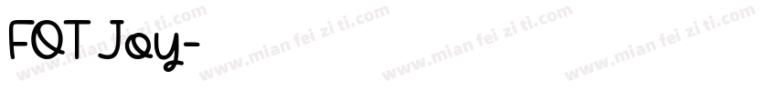 FOT Joy字体转换